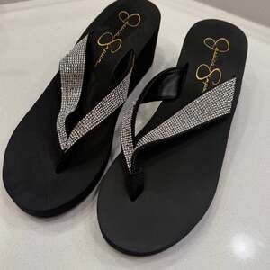 Jessica Simpson Meriana Wedge Flip Flop - Free Shipping